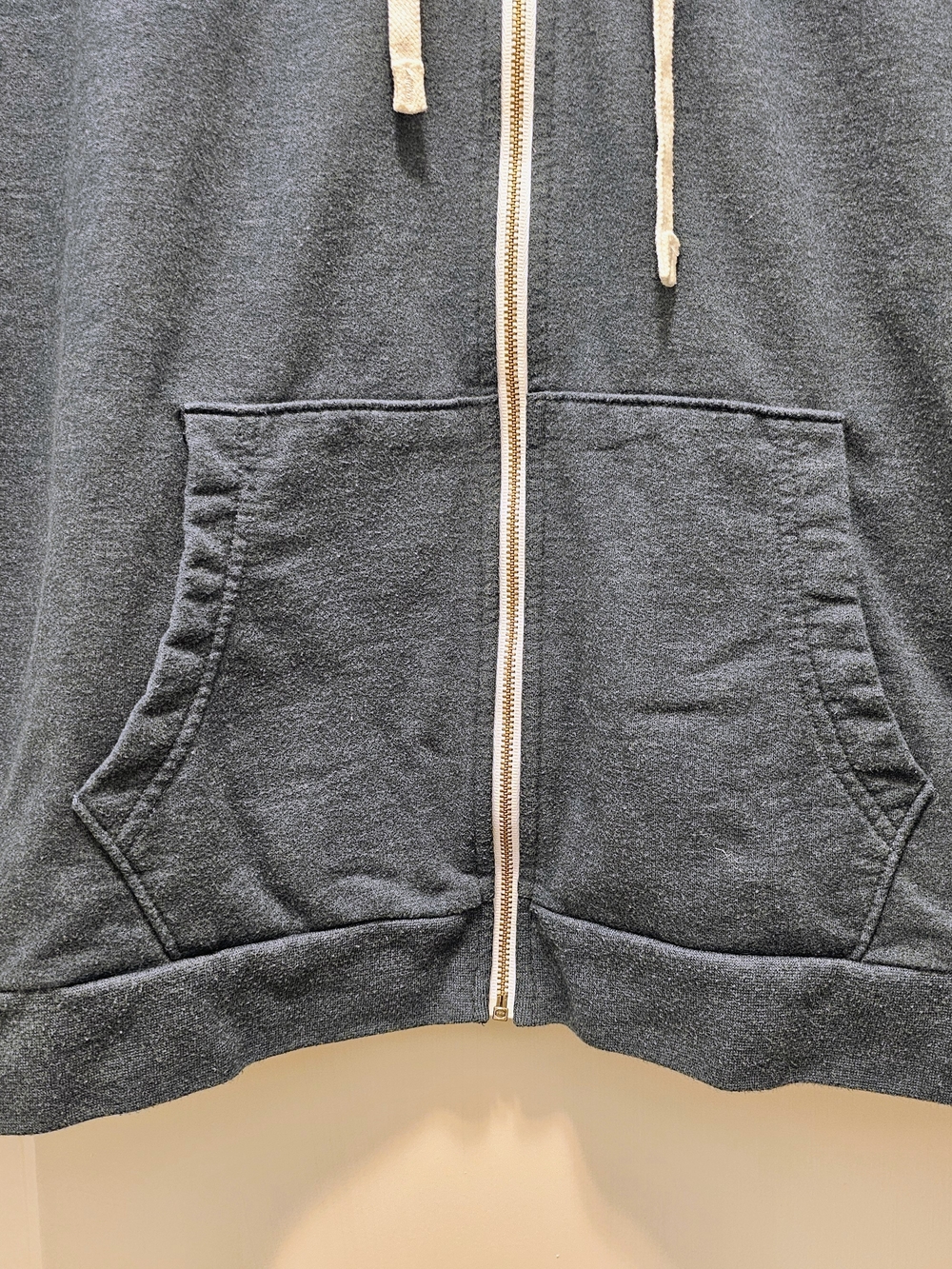 Eddie Bauer Women's XL Blue Heather Full Zip Hoodie Cozy Fleece Lined Sweatshirt - Picture 6 of 7